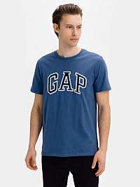 GAP modré pánske tričko Logo