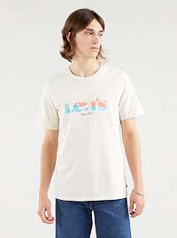 Levi's krémové pánske tričko s potlačou