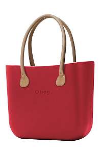 O bag kabelka Fragola s dlhými koženkovými rúčkami natural
