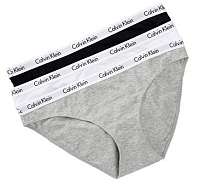 Calvin Klein 3 PACK - dámske nohavičky QD3588E-999 S
