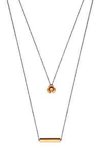 Esprit Vrstvený bicolor náhrdelník Orchid ESNL00252342
