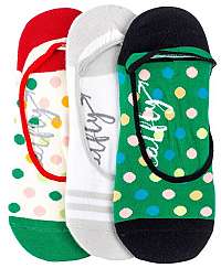 Meatfly 3 PACK - dámske ponožky Low socks S19 K / Green
