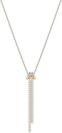 Swarovski Elegantný bronzový náhrdelník LIFELONG90817